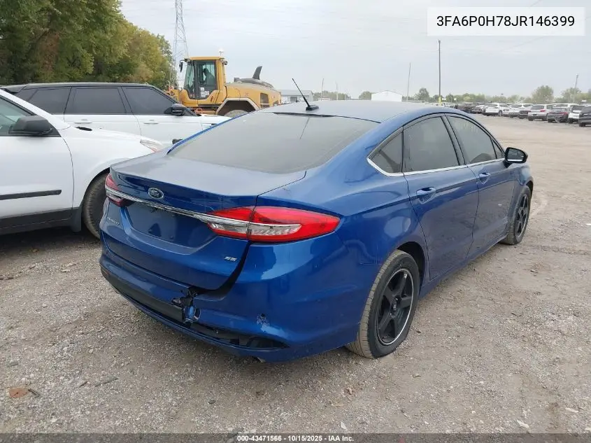3FA6P0H78JR146399 2018 Ford Fusion Se
