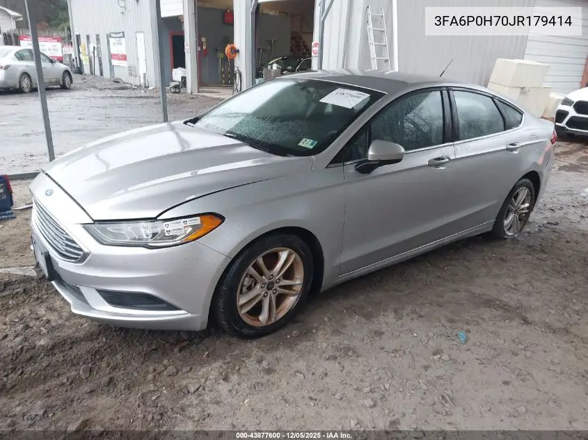 3FA6P0H70JR179414 2018 Ford Fusion Se