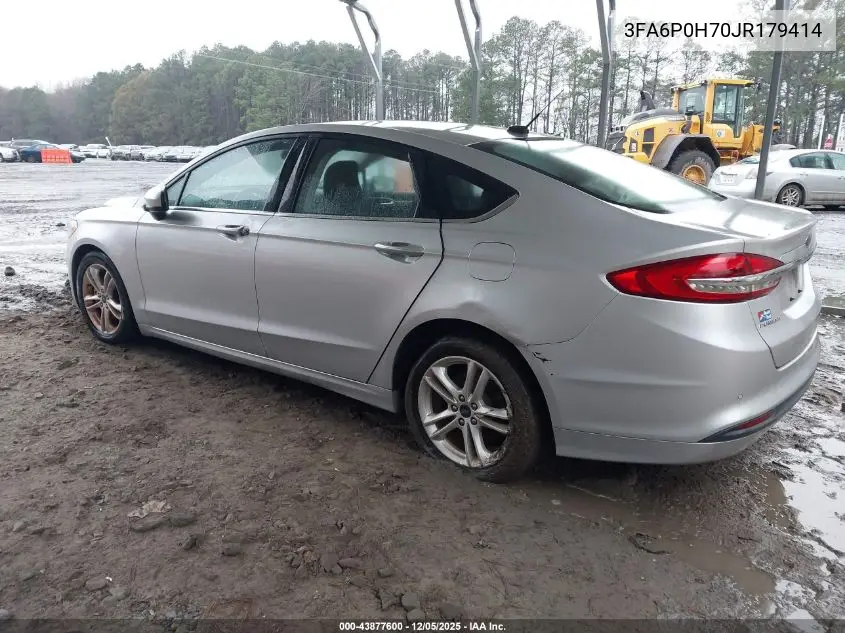 3FA6P0H70JR179414 2018 Ford Fusion Se