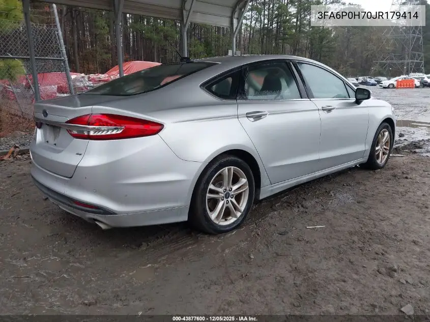 3FA6P0H70JR179414 2018 Ford Fusion Se