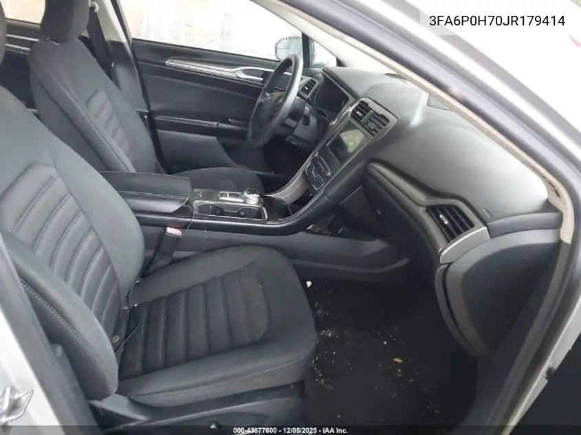 3FA6P0H70JR179414 2018 Ford Fusion Se