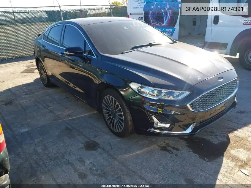 3FA6P0D98LR174391 2020 Ford Fusion Titanium