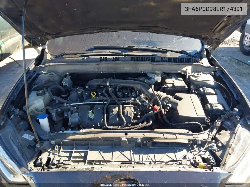 3FA6P0D98LR174391 2020 Ford Fusion Titanium