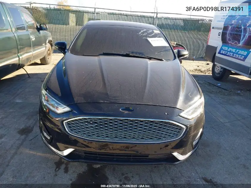 3FA6P0D98LR174391 2020 Ford Fusion Titanium
