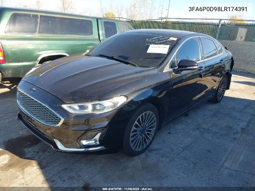 3FA6P0D98LR174391 2020 Ford Fusion Titanium