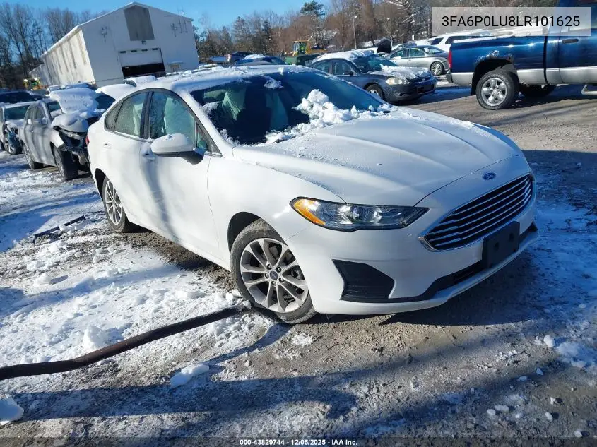 3FA6P0LU8LR101625 2020 Ford Fusion Hybrid Se