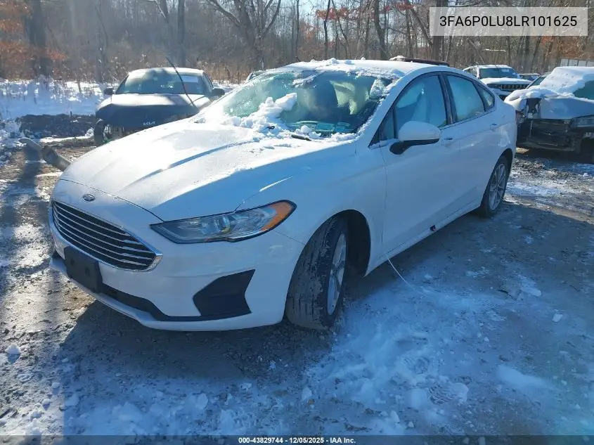3FA6P0LU8LR101625 2020 Ford Fusion Hybrid Se