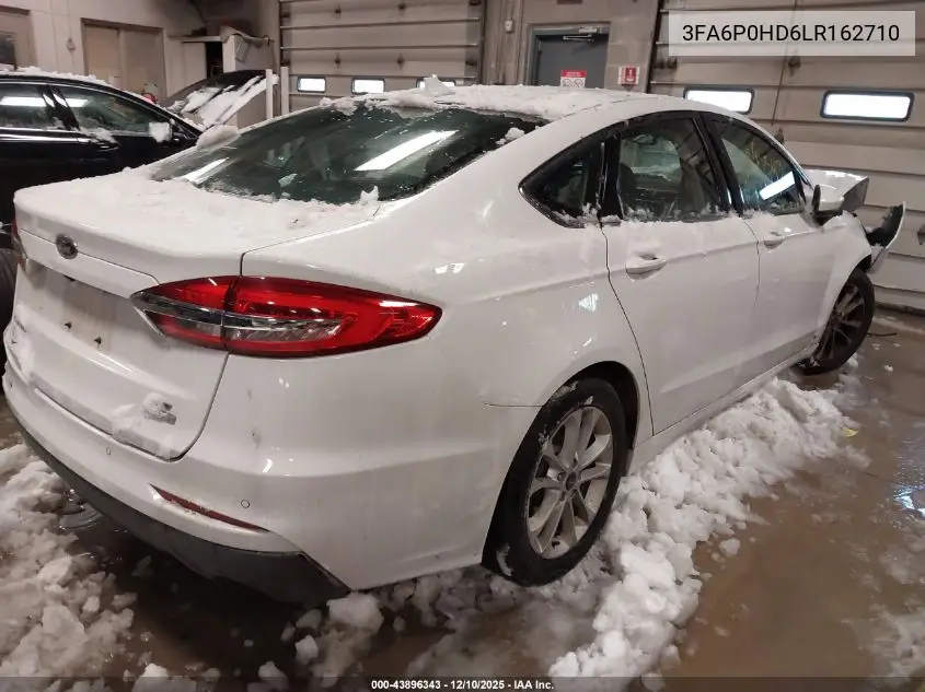 3FA6P0HD6LR162710 2020 Ford Fusion Se