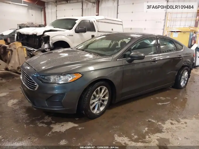 3FA6P0HD0LR109484 2020 Ford Fusion Se