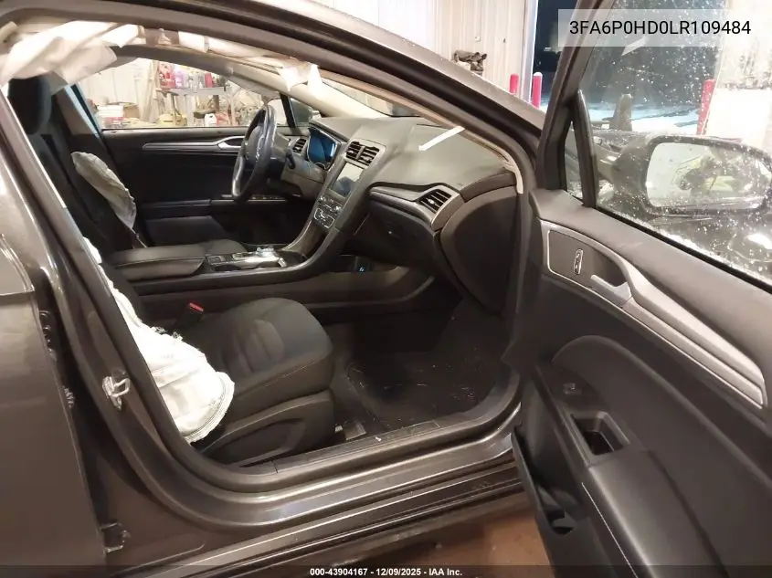 3FA6P0HD0LR109484 2020 Ford Fusion Se