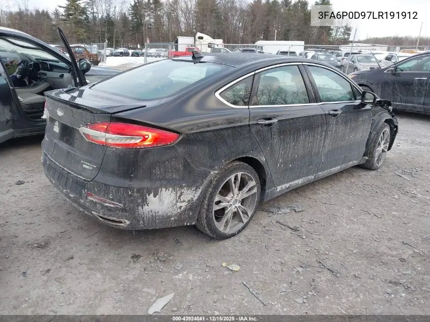 3FA6P0D97LR191912 2020 Ford Fusion Titanium
