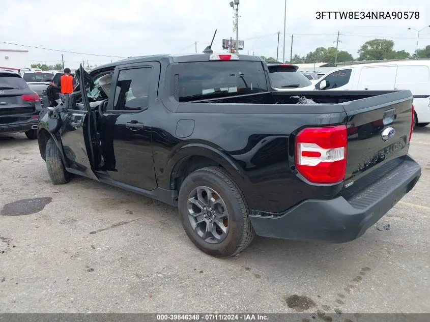 3FTTW8E34NRA90578 2022 Ford Maverick Xlt