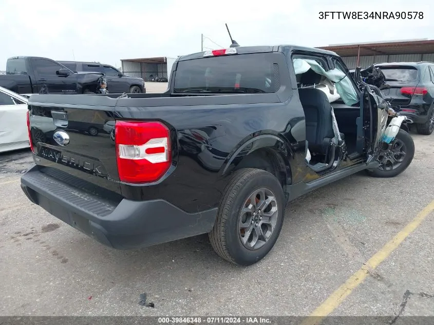 3FTTW8E34NRA90578 2022 Ford Maverick Xlt