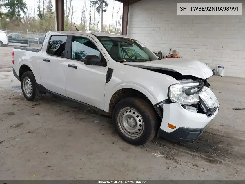 3FTTW8E92NRA98991 2022 Ford Maverick Xl