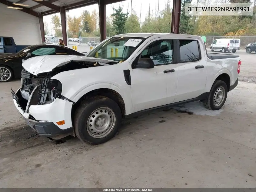 3FTTW8E92NRA98991 2022 Ford Maverick Xl
