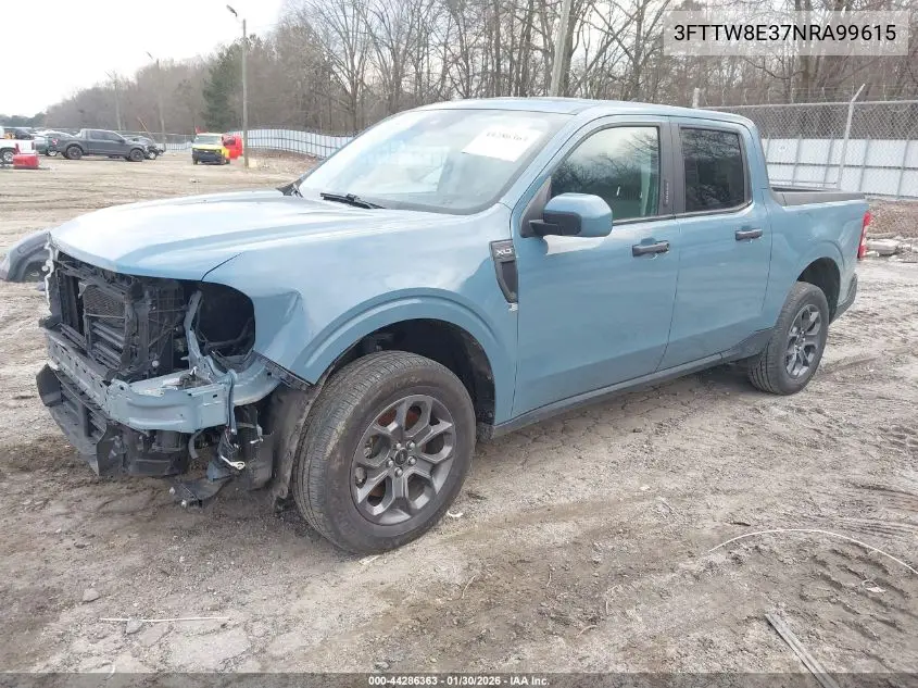3FTTW8E37NRA99615 2022 Ford Maverick Xlt