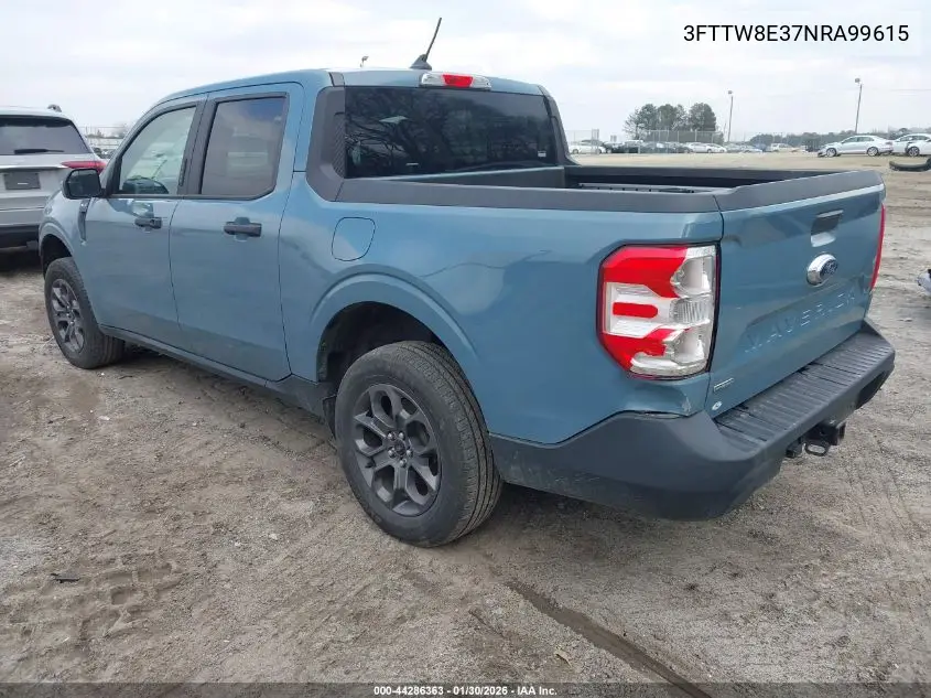 3FTTW8E37NRA99615 2022 Ford Maverick Xlt