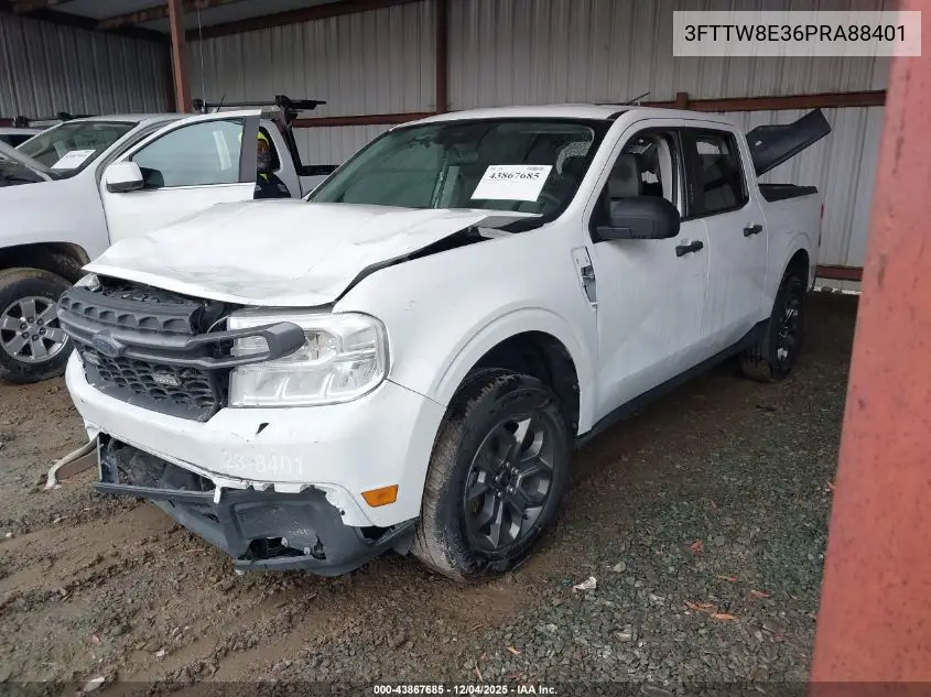 3FTTW8E36PRA88401 2023 Ford Maverick Xlt