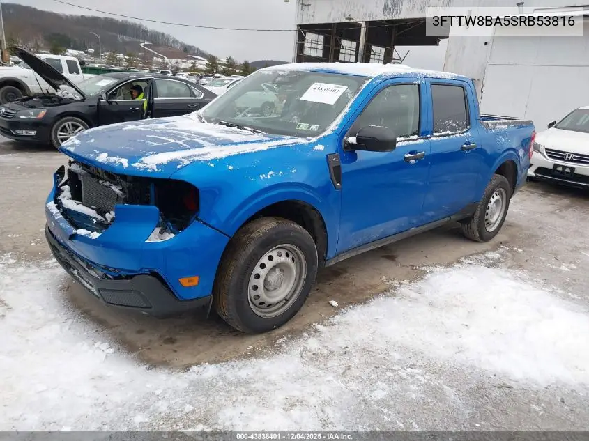 3FTTW8BA5SRB53816 2025 Ford Maverick Xl