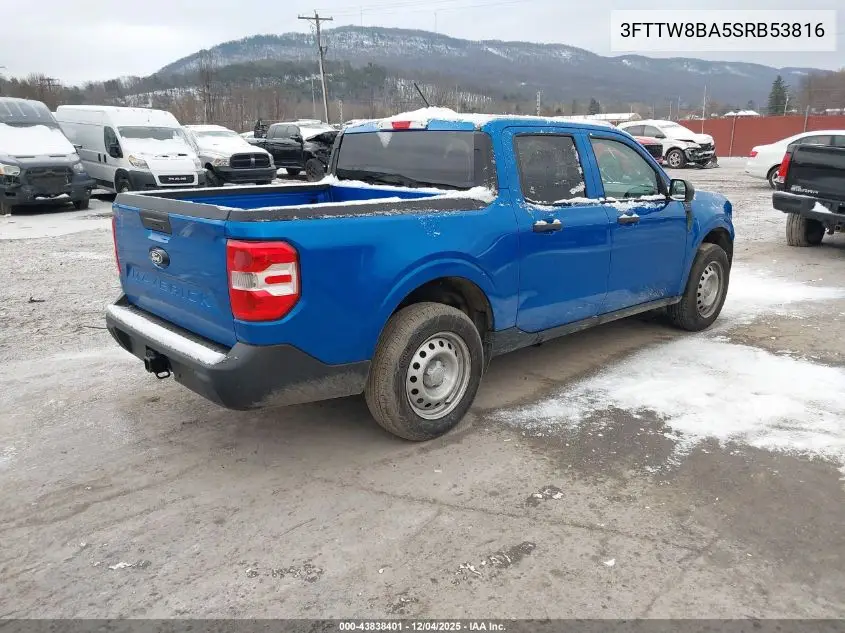 3FTTW8BA5SRB53816 2025 Ford Maverick Xl