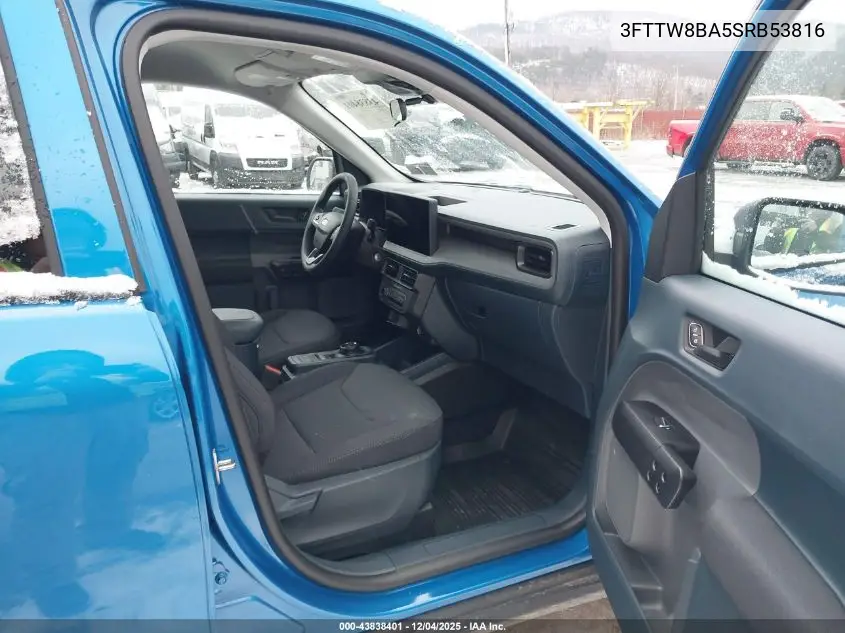 3FTTW8BA5SRB53816 2025 Ford Maverick Xl