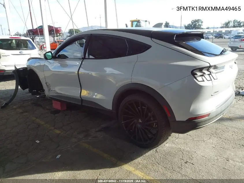 3FMTK1RMXMMA49465 2021 Ford Mustang Mach-E Select