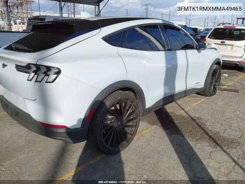 3FMTK1RMXMMA49465 2021 Ford Mustang Mach-E Select