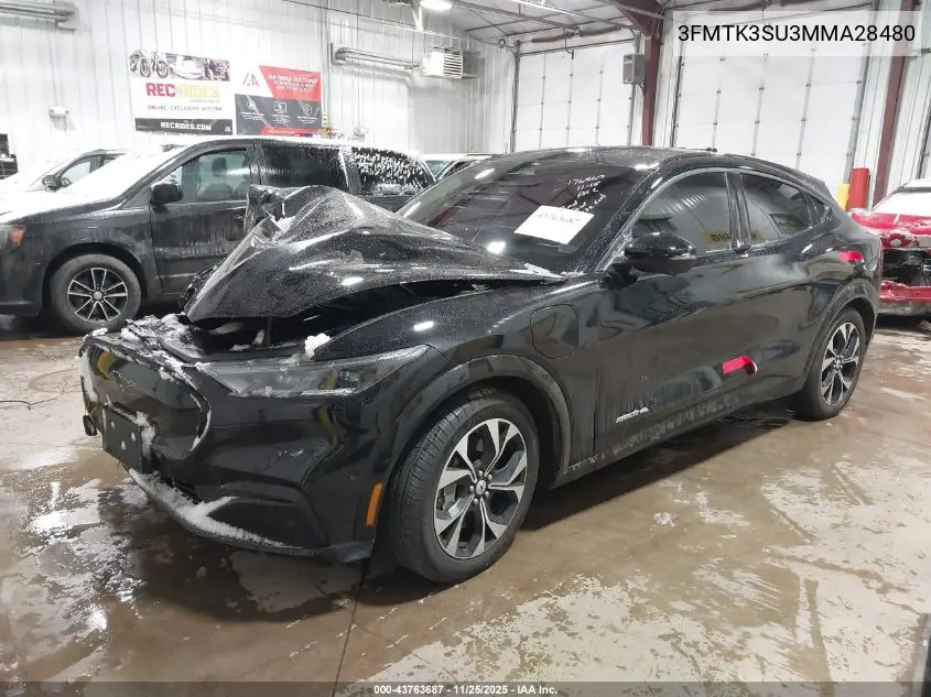 3FMTK3SU3MMA28480 2021 Ford Mustang Mach-E Premium