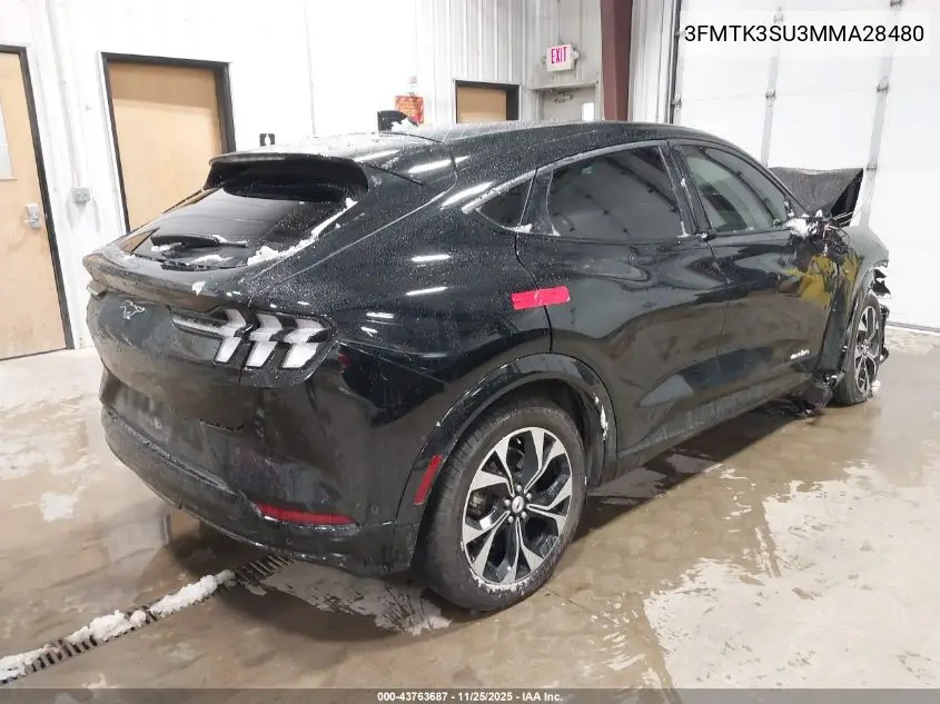 3FMTK3SU3MMA28480 2021 Ford Mustang Mach-E Premium