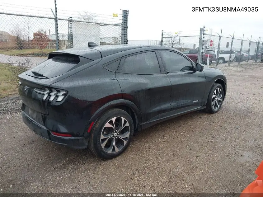 3FMTK3SU8NMA49035 2022 Ford Mustang Mach-E Premium