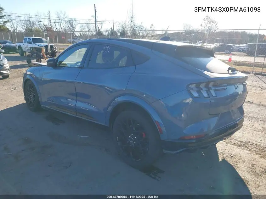 3FMTK4SX0PMA61098 2023 Ford Mustang Mach-E Gt
