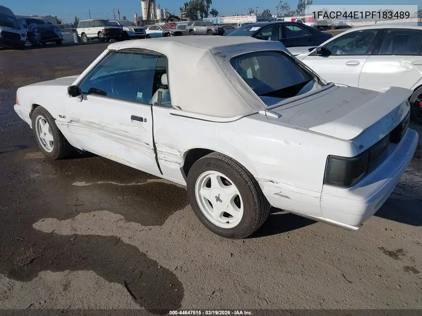 1FACP44E1PF183489 1993 Ford Mustang Lx