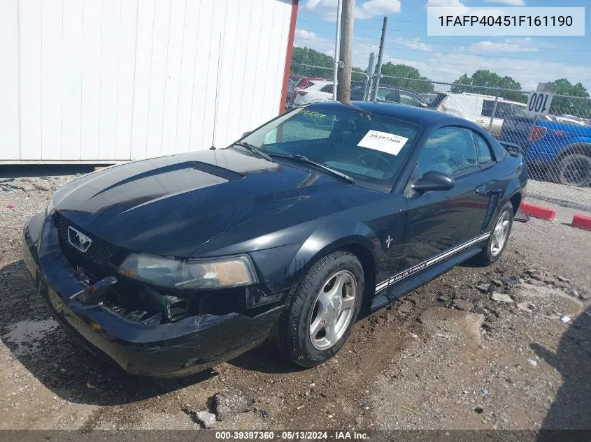 1FAFP40451F161190 2001 Ford Mustang