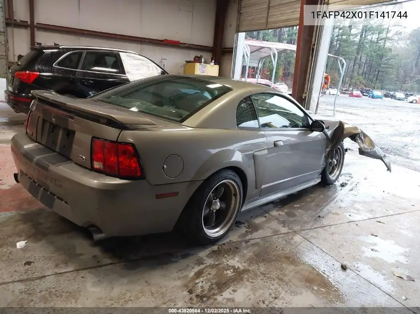 1FAFP42X01F141744 2001 Ford Mustang Gt