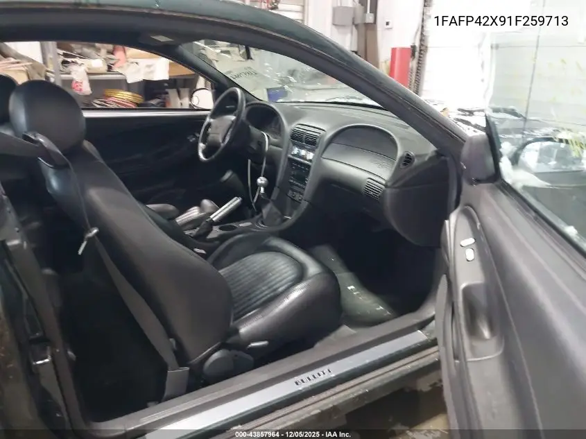 1FAFP42X91F259713 2001 Ford Mustang Gt