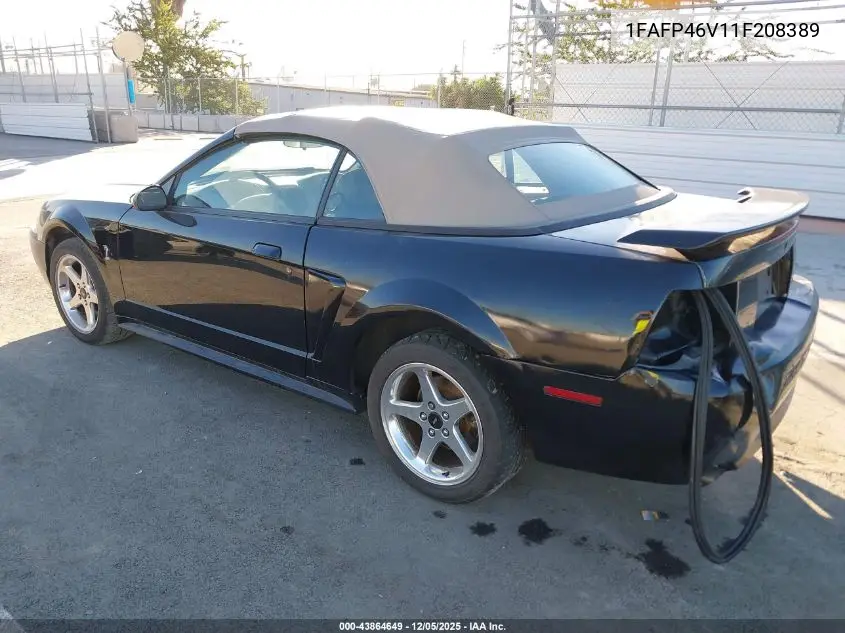 1FAFP46V11F208389 2001 Ford Mustang Cobra