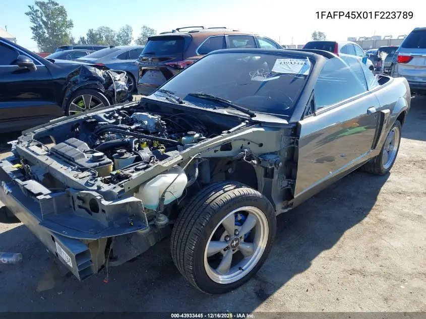 1FAFP45X01F223789 2001 Ford Mustang Gt