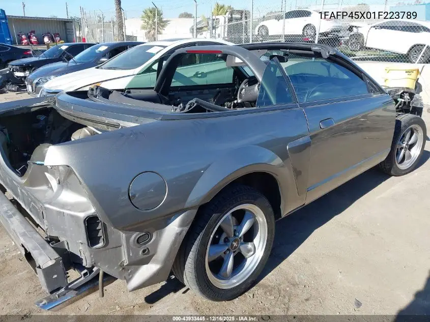 1FAFP45X01F223789 2001 Ford Mustang Gt