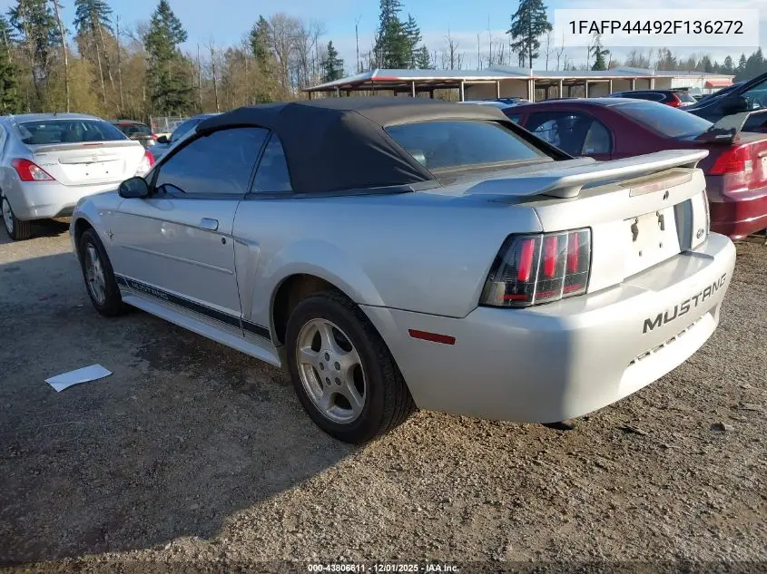 1FAFP44492F136272 2002 Ford Mustang