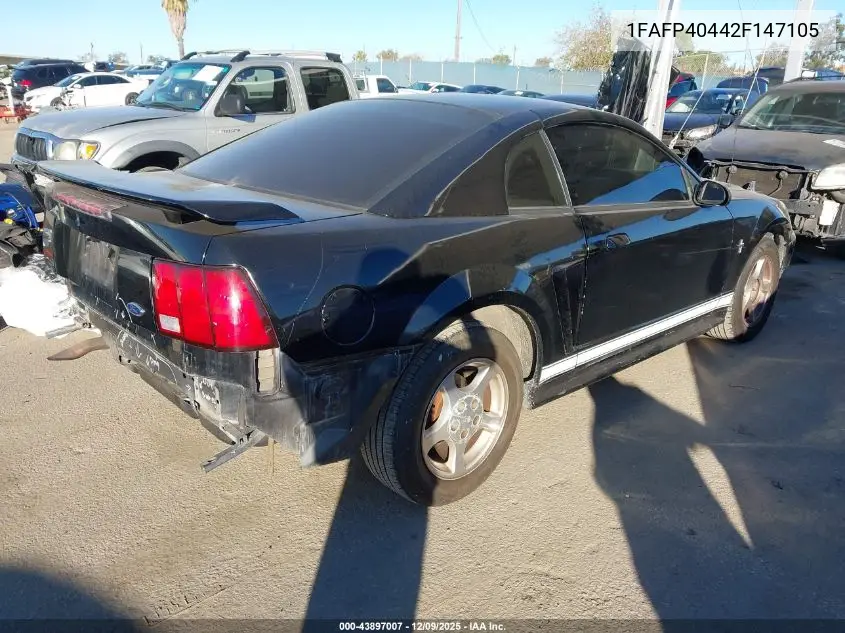 1FAFP40442F147105 2002 Ford Mustang
