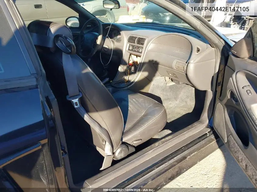1FAFP40442F147105 2002 Ford Mustang