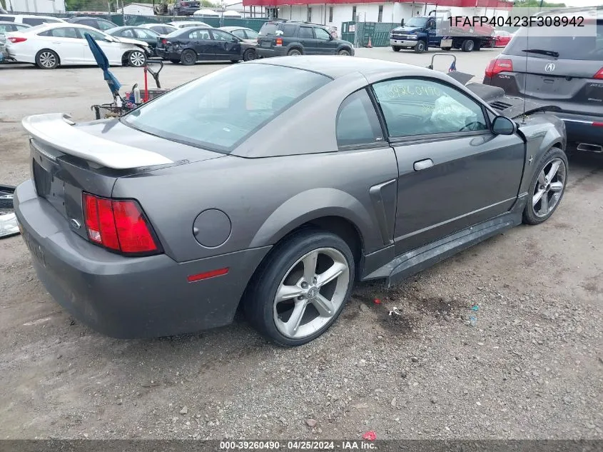 1FAFP40423F308942 2003 Ford Mustang