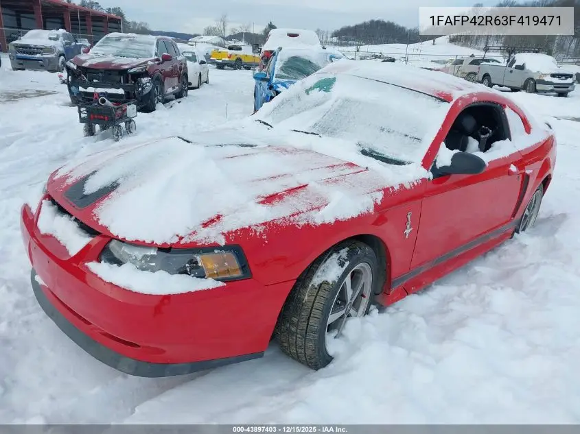 1FAFP42R63F419471 2003 Ford Mustang Mach 1