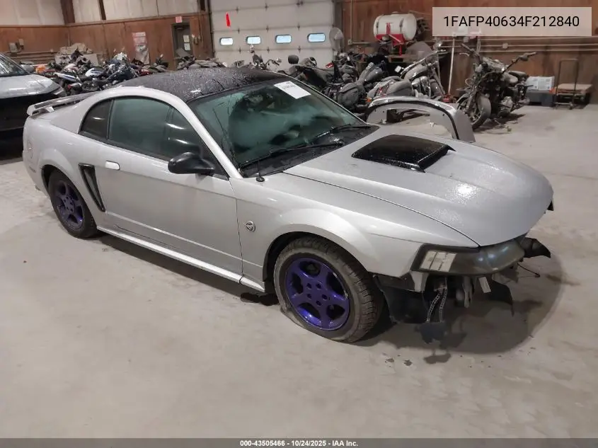 1FAFP40634F212840 2004 Ford Mustang