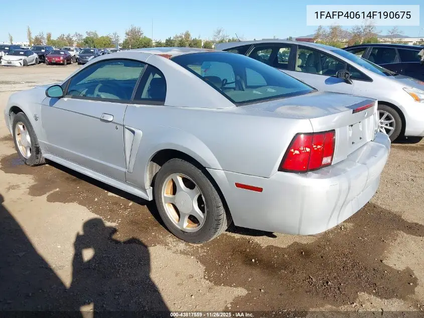 1FAFP40614F190675 2004 Ford Mustang
