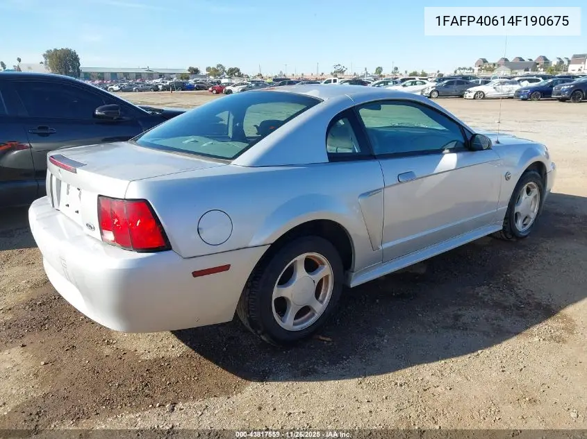 1FAFP40614F190675 2004 Ford Mustang