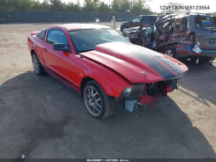 1ZVFT80N555123554 2005 Ford Mustang V6 Deluxe/V6 Premium