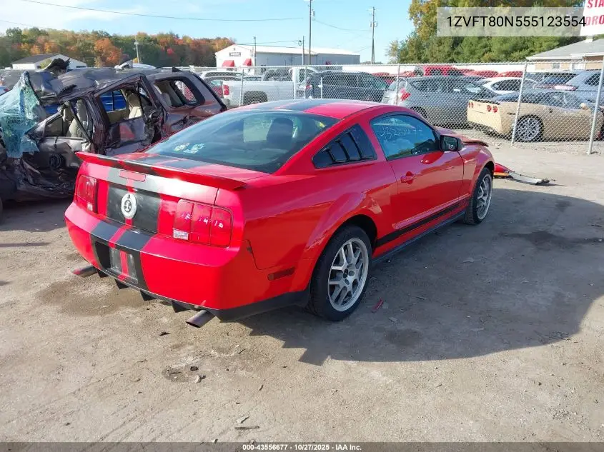 1ZVFT80N555123554 2005 Ford Mustang V6 Deluxe/V6 Premium