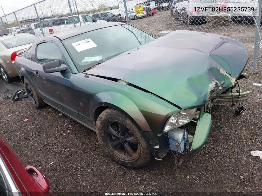 1ZVFT82H855235739 2005 Ford Mustang Gt Deluxe/Gt Premium