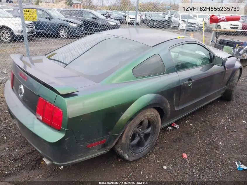 1ZVFT82H855235739 2005 Ford Mustang Gt Deluxe/Gt Premium